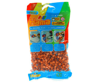 Hama strijkkralen 1000 stuks licht bruin | 5 stuks