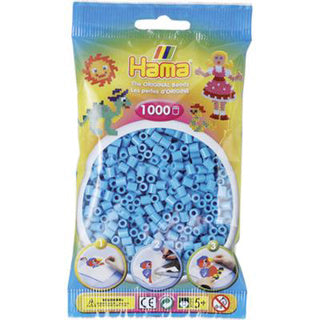 Hama strijkkralen azuur blauw 1000 stuks