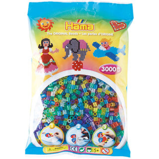 Hama strijkkralen 3000 stuks glitter | 5 stuks