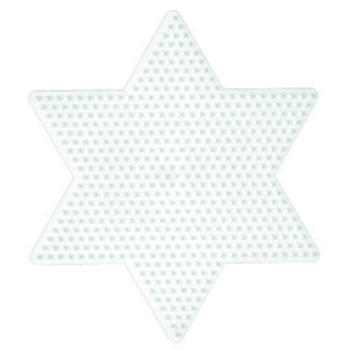 Hama strijkkralen grondplaat ster groot | 5 stuks