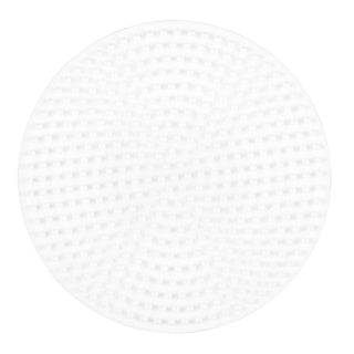 Hama strijkkralen grondplaat rond medium wit | 5 stuks