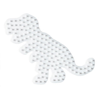 Hama strijkkralen grondplaat dino wit | 5 stuks