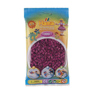 Hama strijkkralen 1000 stuks pruim | 5 stuks