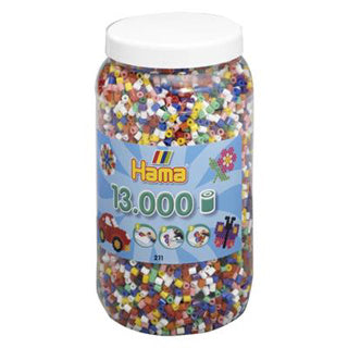 Hama Strijkkralen in Potmix Standaard (00), 13.000st.