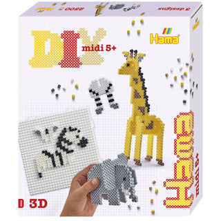 Hama strijkkralen 2500 stuks 3d safari | 2 stuks