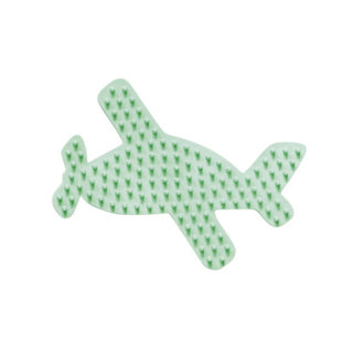 Hama strijkkralen grondplaat vliegtuig wit | 5 stuks