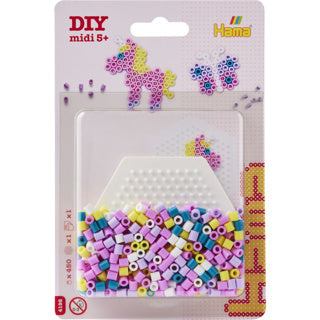Hama strijkkralen roze miniset 450 delig
