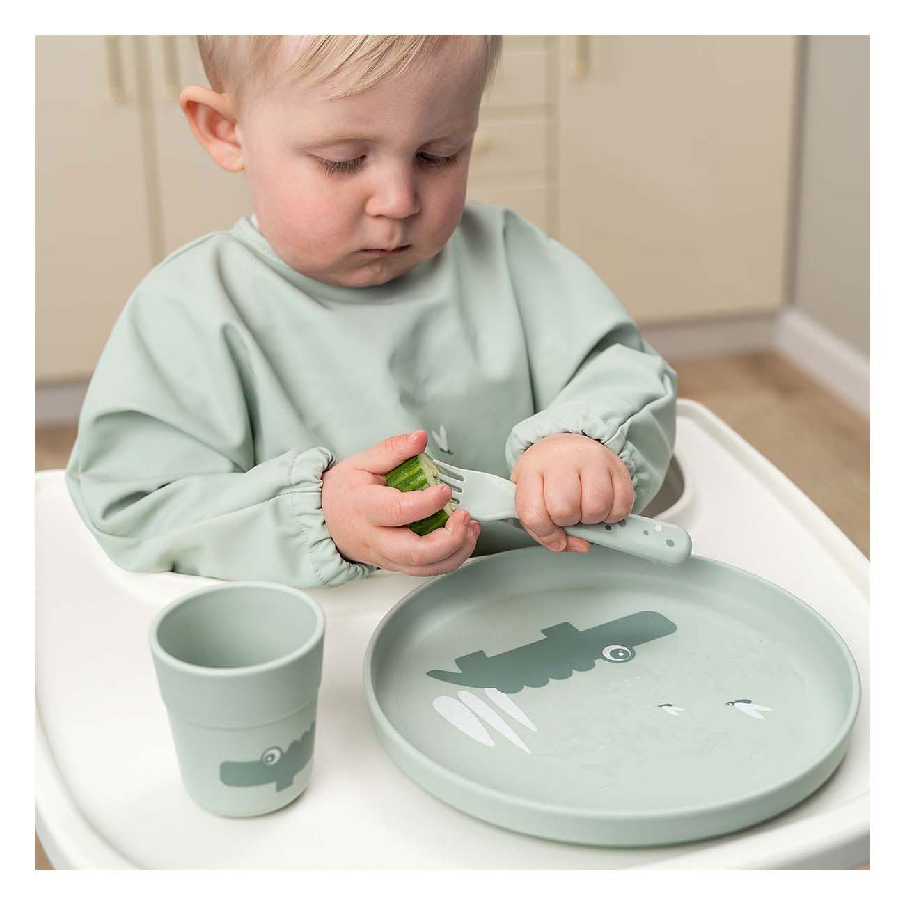 Done by hert kinderbord croco groen