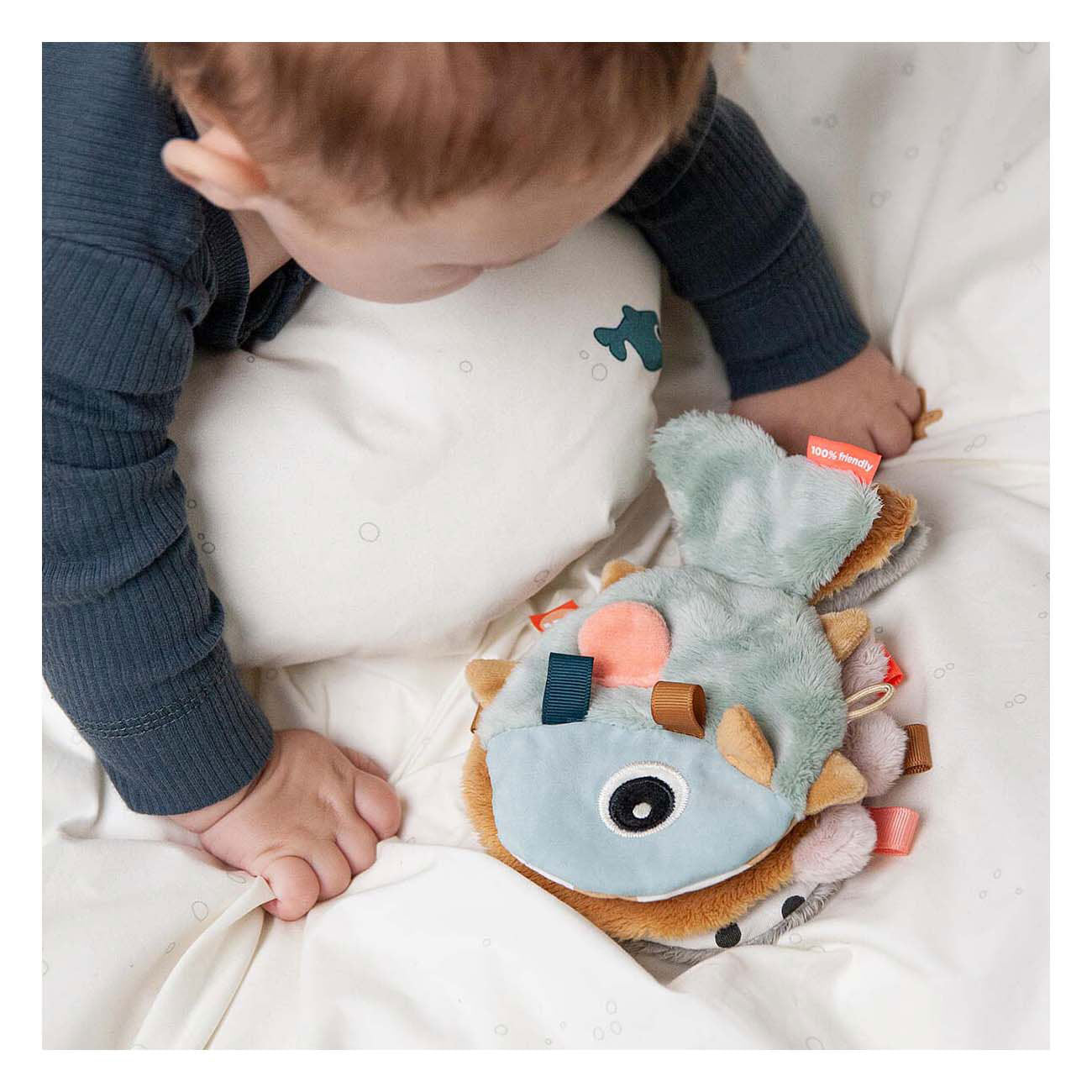 Gedaan door hert zintuiglijk babyboek zeevrienden