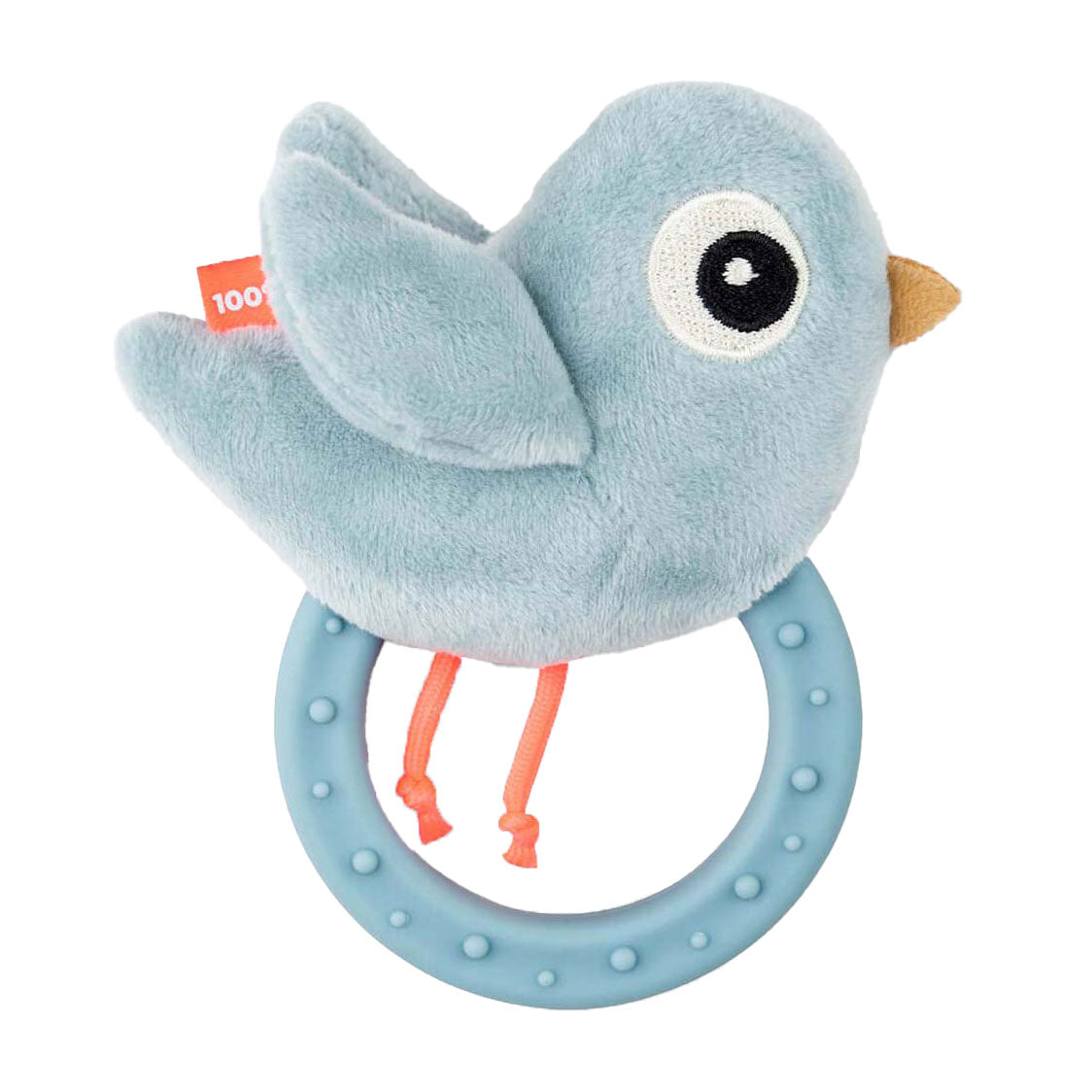 Gedaan door hert rammelaar met koord birdee blauw