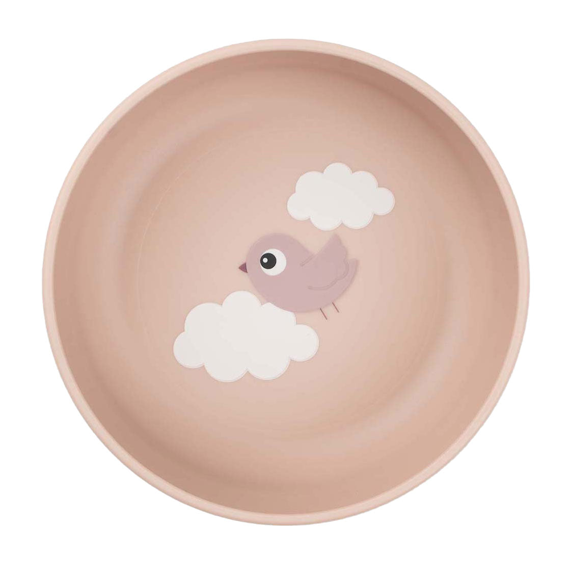 Gedaan door hert eetbakje blije wolken roze