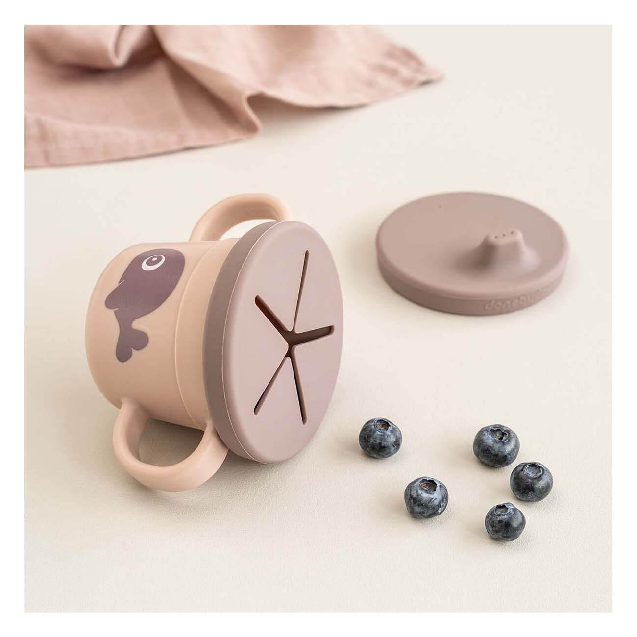 Gedaan door herten etensbakje wally roze