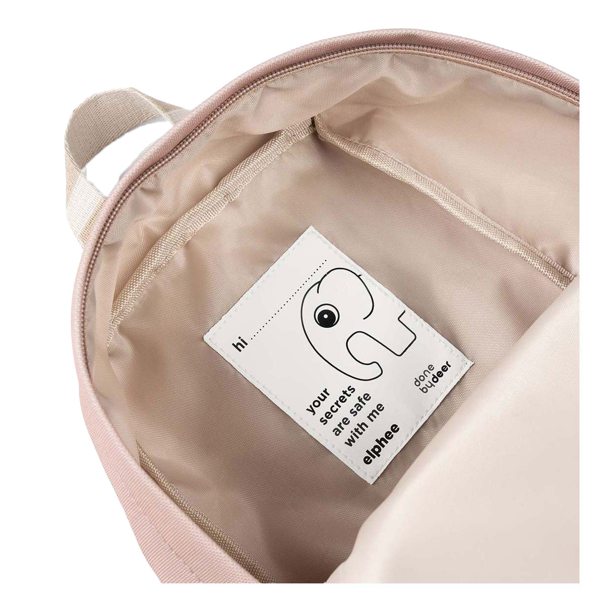 Done by herten kinderrugzak elphee roze 4 l