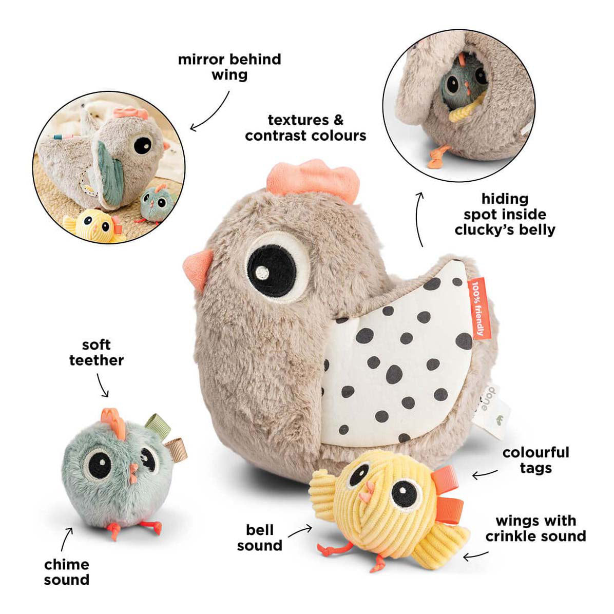 Done by deer activiteiten knuffel hide seek