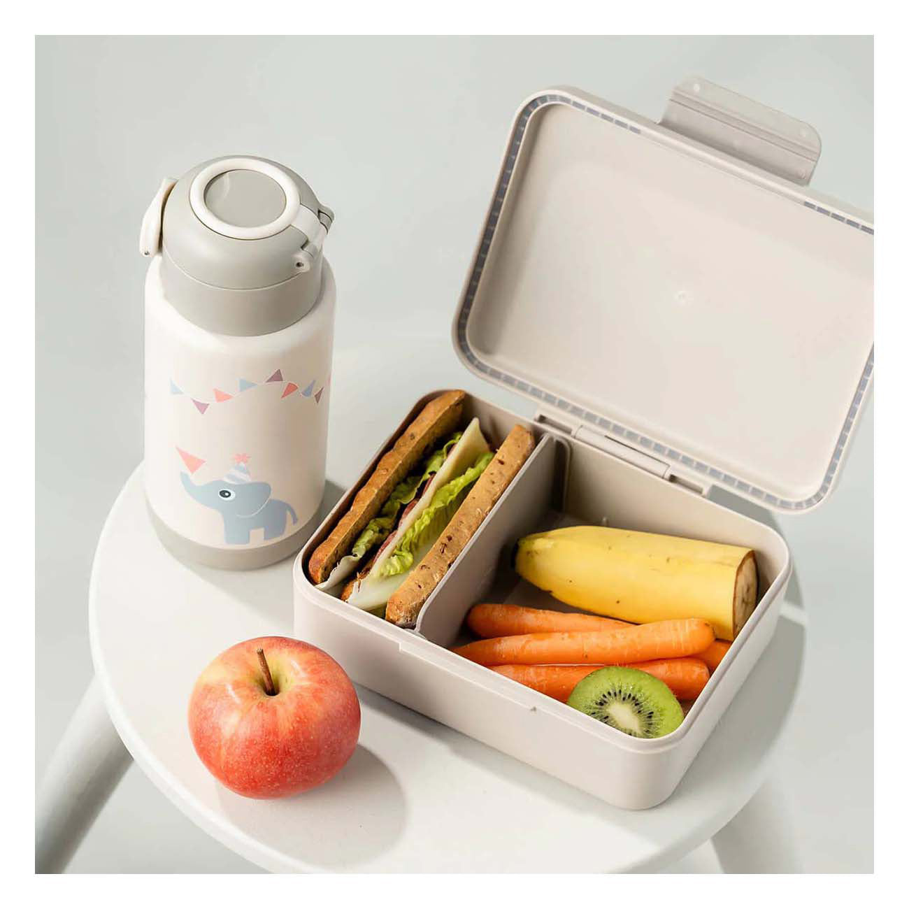 Done by deer broodtrommel met vakken - beige