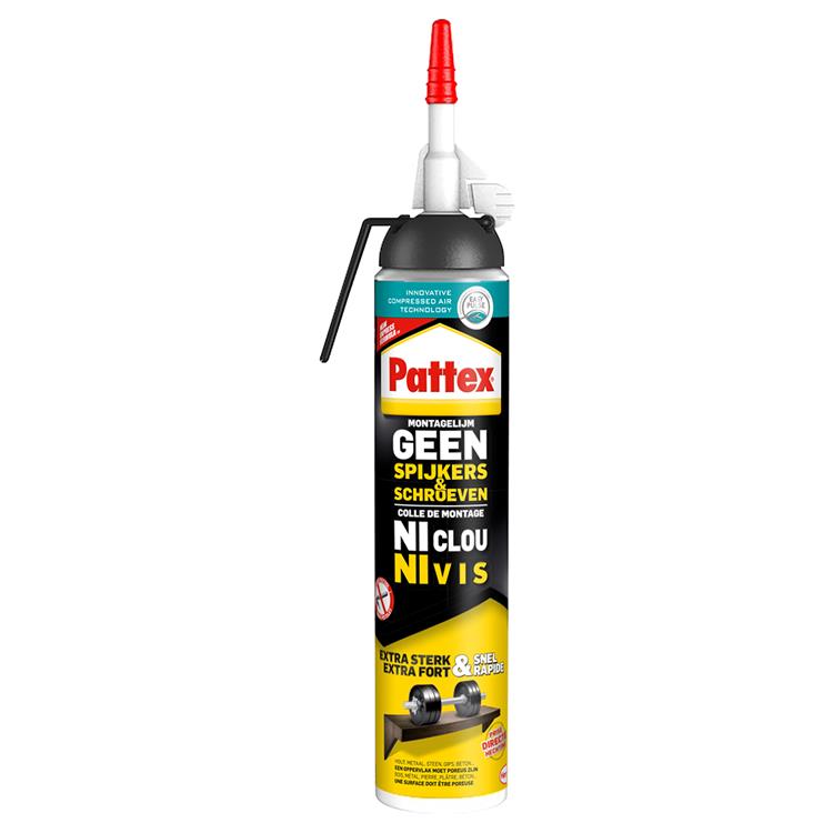 Pattex montagekit 254 g | easy kit met spuitbus| montagekit voor kleine thuis projecten.
