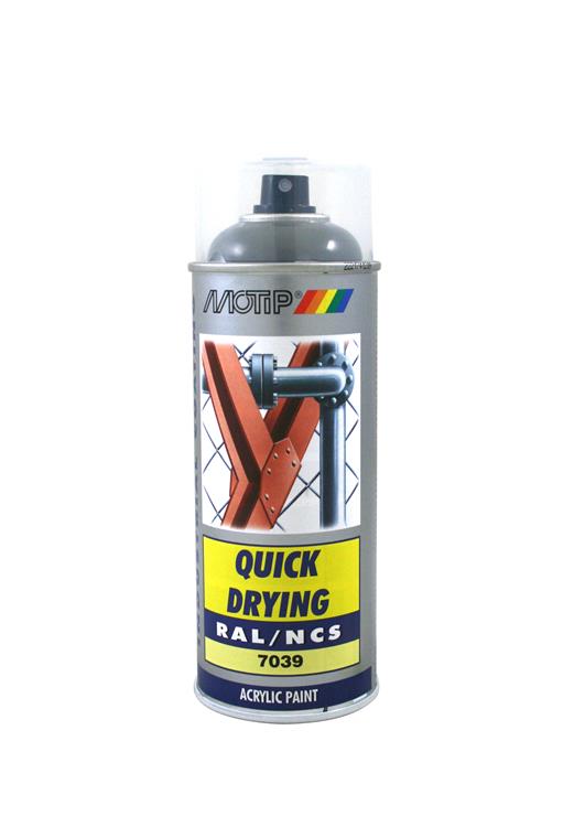 Motip 1051642 - ind. ral 7039 kwarts grijs spuitbus 400 ml | 1 stuks