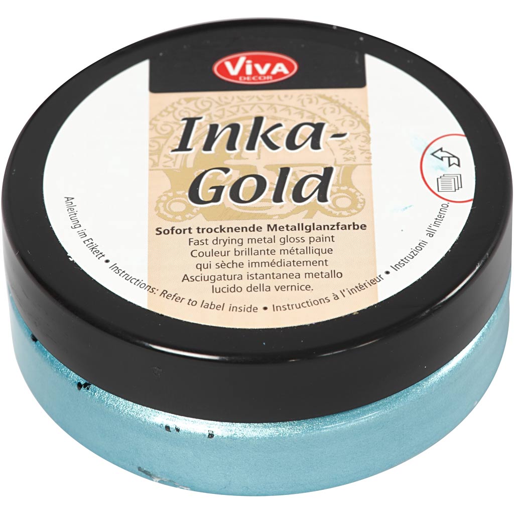 Creativ company inka-gold, turquoise, 50 ml 1 doosje
