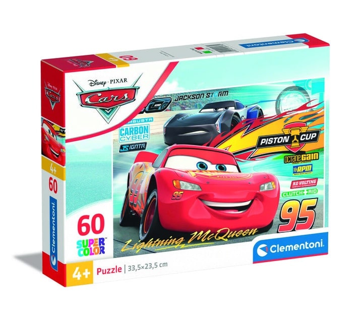 Clementoni legpuzzel superkleurenauto's 3, 60st.