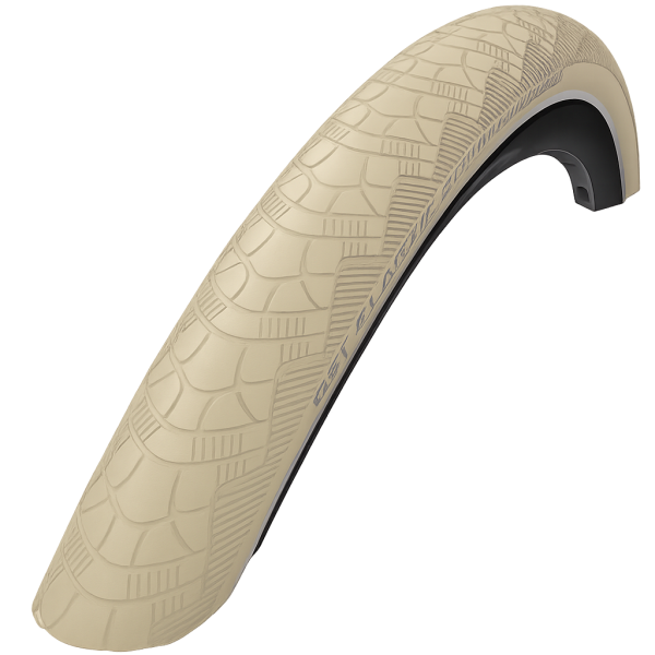 Cst buitenband zeppelin 28 x 1.90'' 50-622 - crème met reflectie