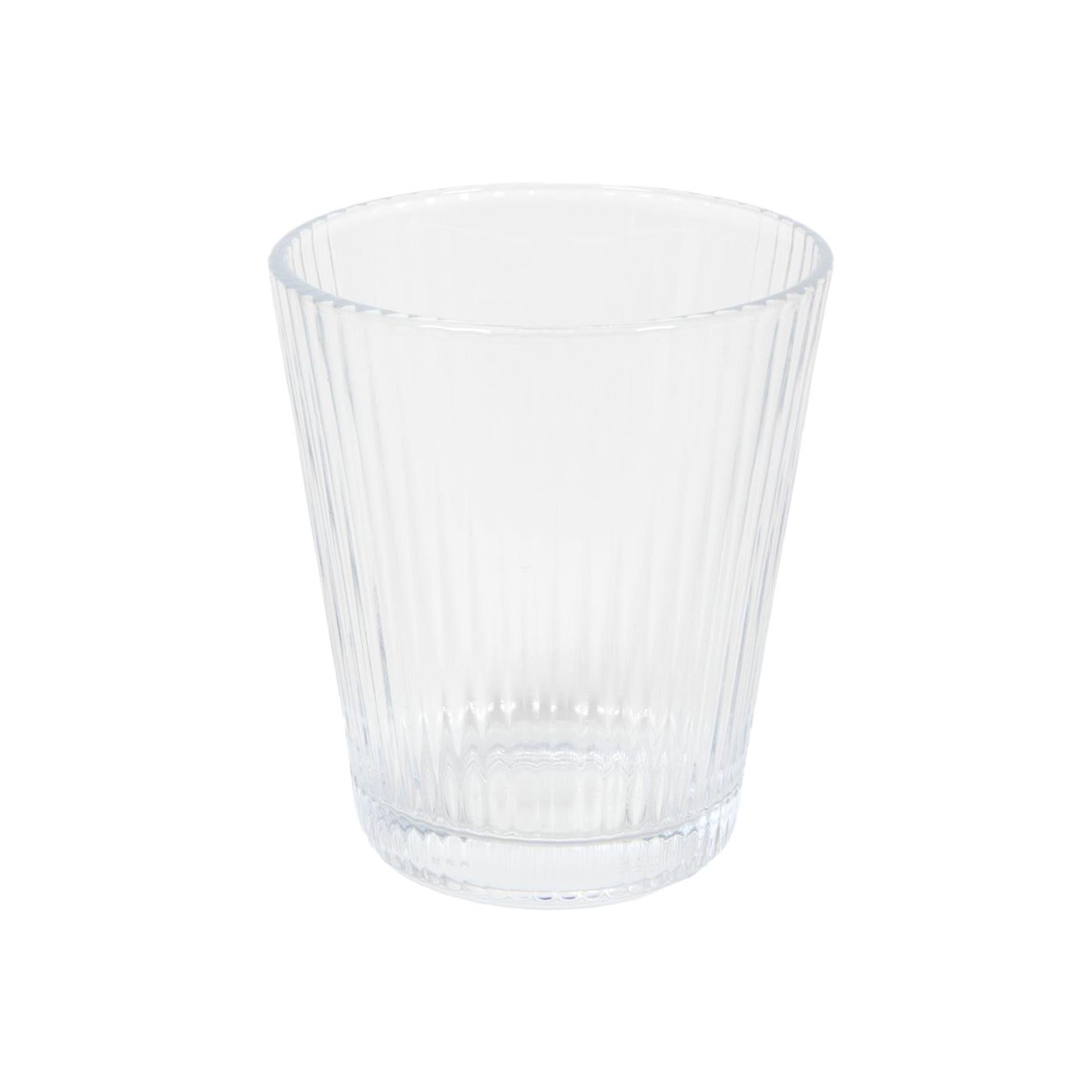 Drinkglas lines clear 335ml ø9x10cm 6st