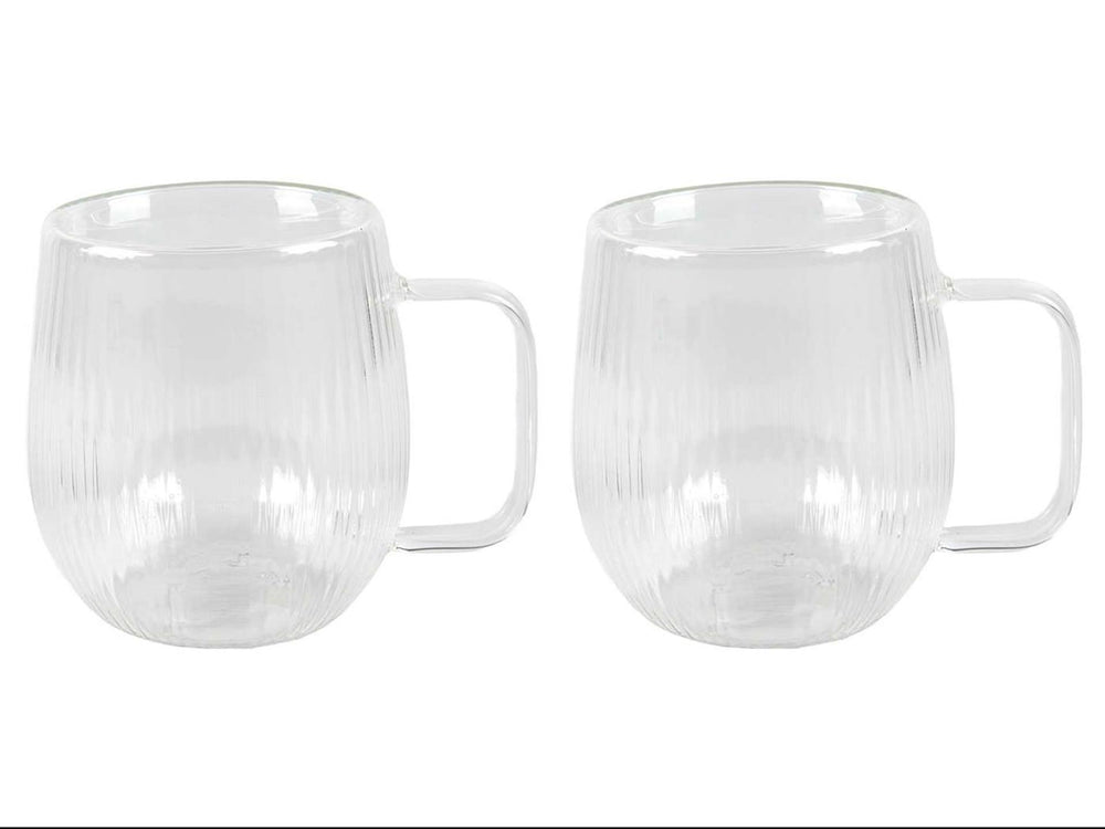 Dubbelwandig glas lines 2-delig