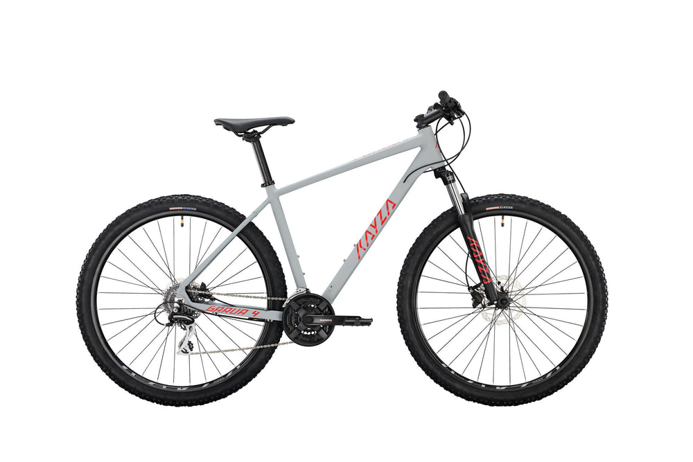 Kayza mtb hardtail garua 4 mod. 22 bike garua 4 29 56 hardtail 24sp grey red