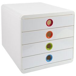 Popbox 4 laden 314398d wit harlekijn