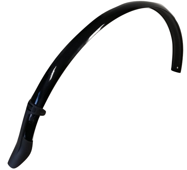 Gazelle achterspatbord 28 inch 50mm rond model zwart