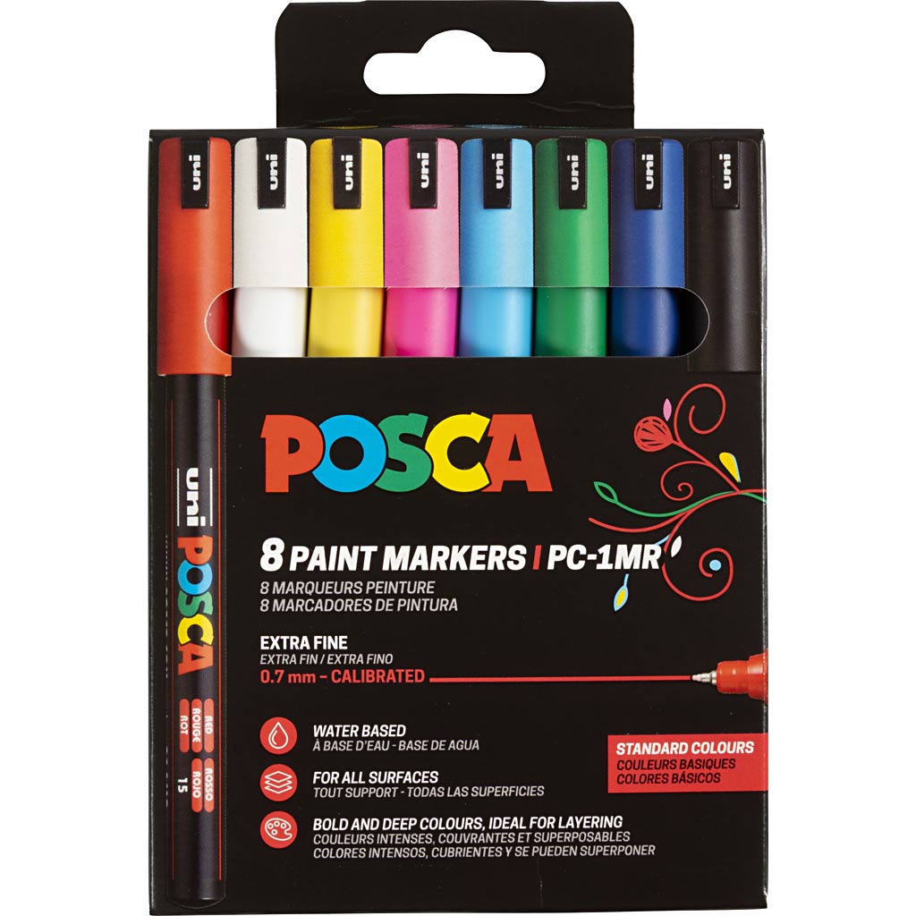 Https: www.cchobby.nl posca-marker-afm-pc-1mr-lijndikte-0-7-mm-extra-fijn-8-stuk-1-stuk