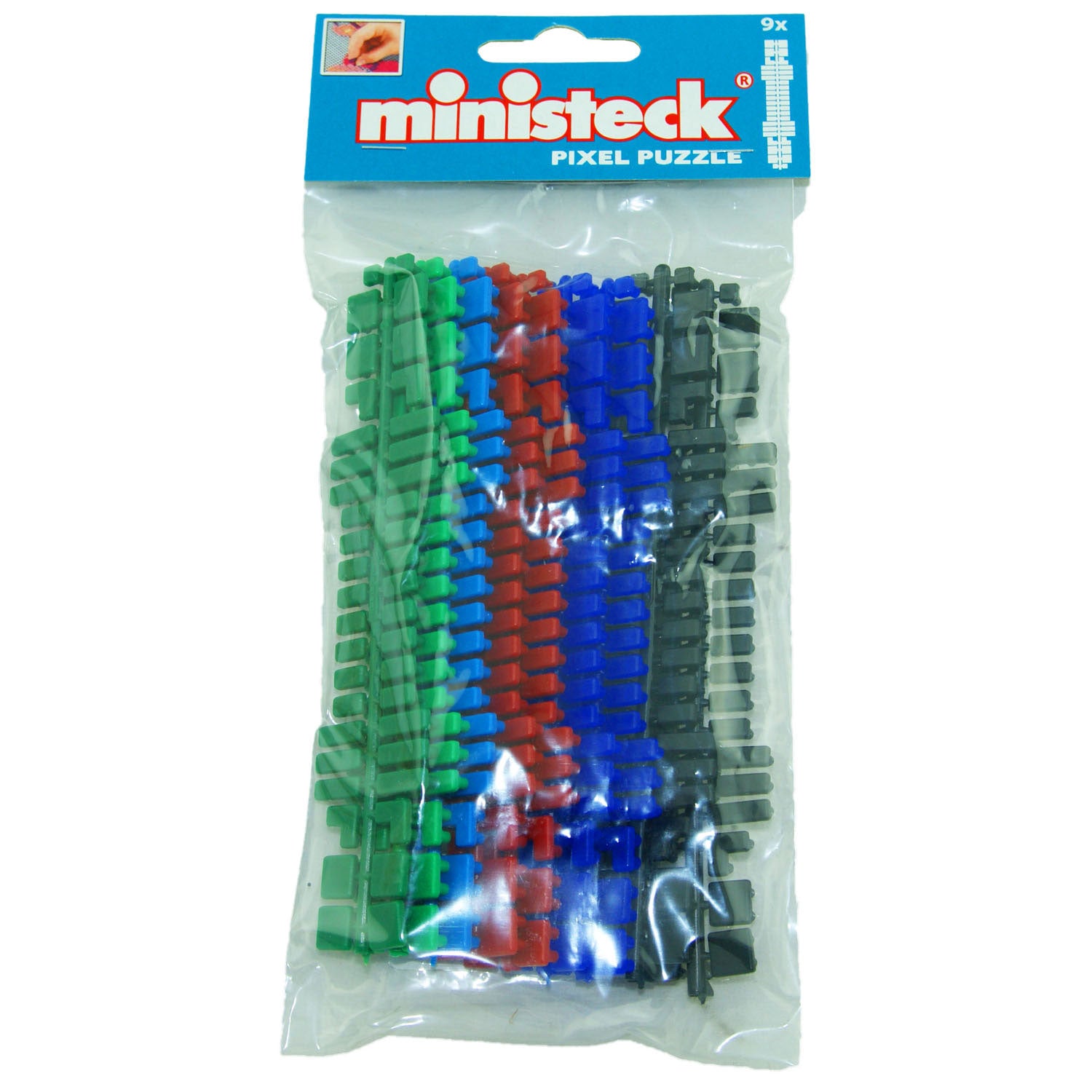 Ministeck uitbreidingsset kleurenstrips 9-delig 31663