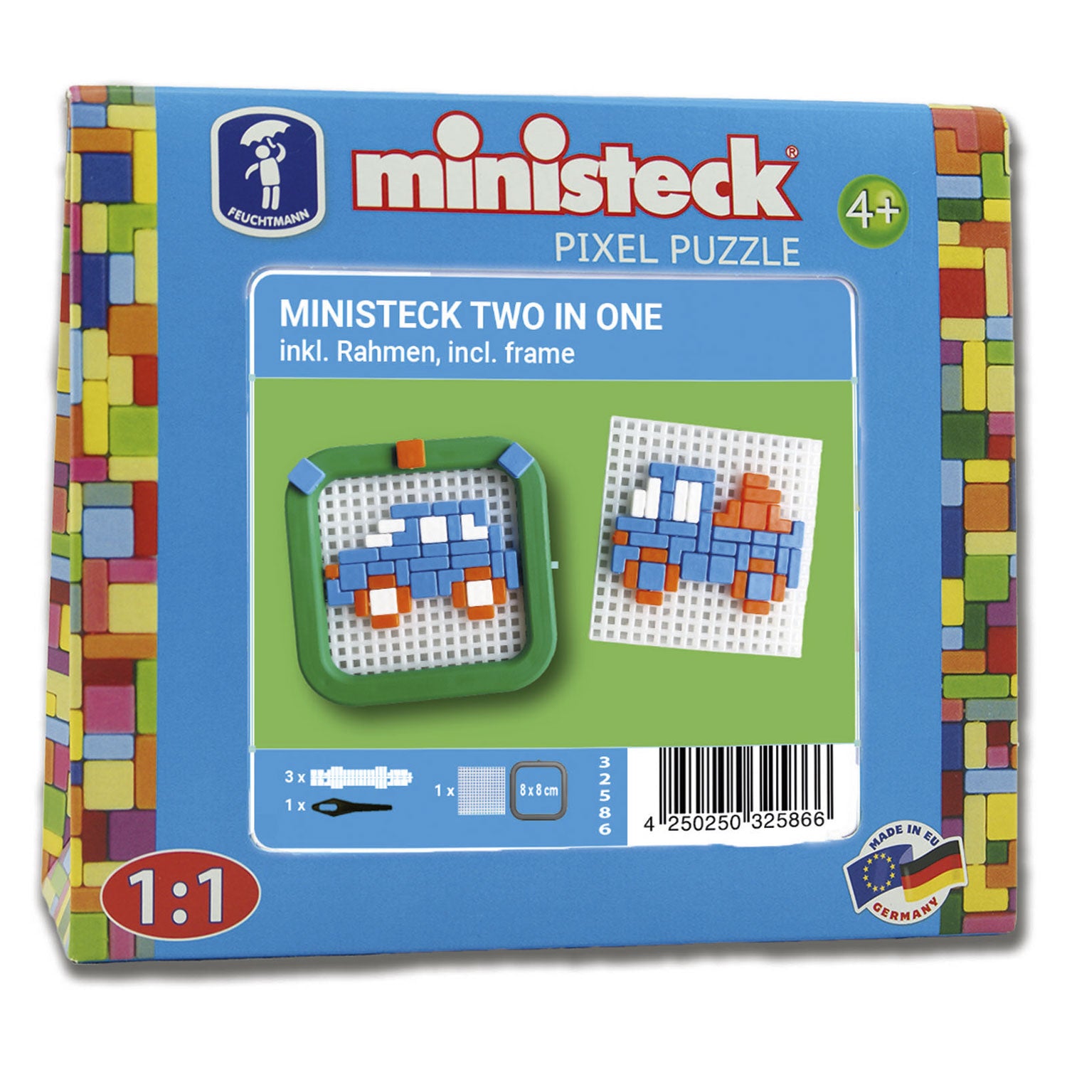 Ministeck Set, 130st. (met fotolijst)