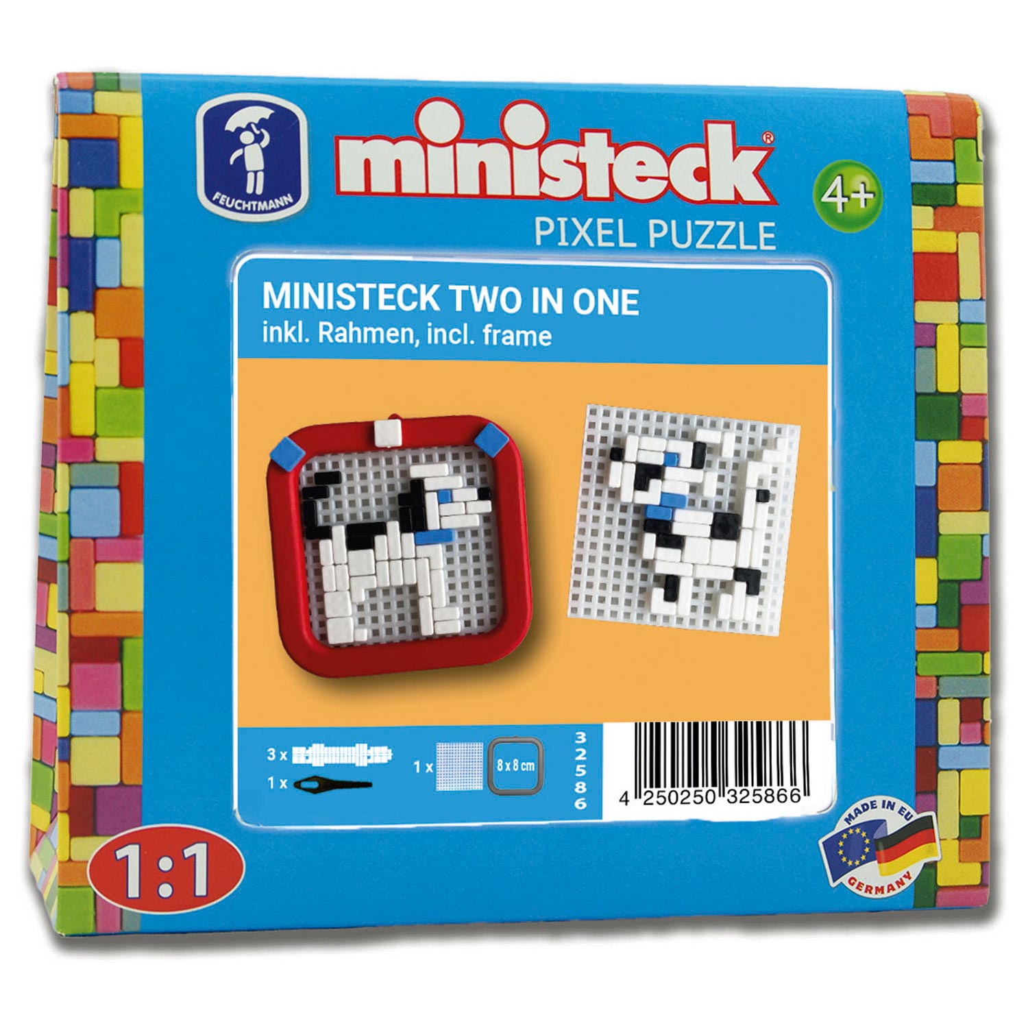 Ministeck Set, 130st. (met fotolijst)