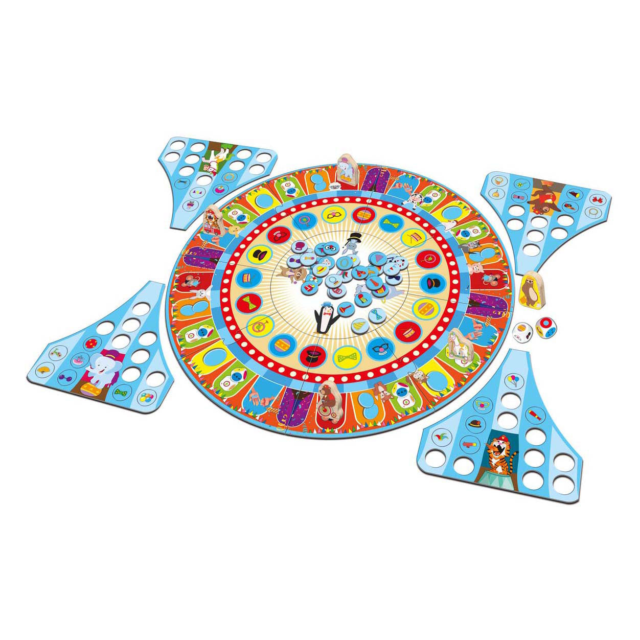 Selecteer een dierencircus bordspel