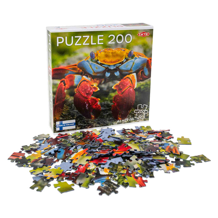 Tactische legpuzzel kleurrijke krab, 200st.