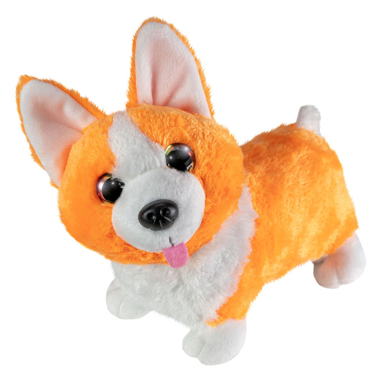 Lumo sterren knuffel - corgi monty, 15cm
