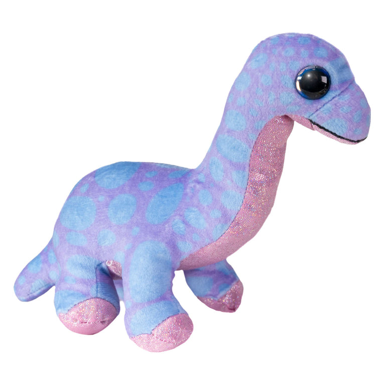 Lumo sterren knuffel - dino brontosaurus, 15cm