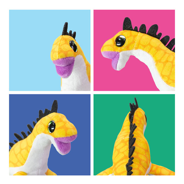 Lumo sterren knuffel - dino plesiosaurus, 15cm