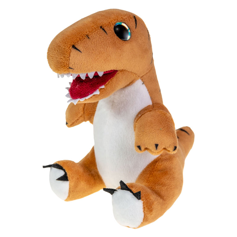 Lumo sterren knuffel - dino t-rex baby, 15cm