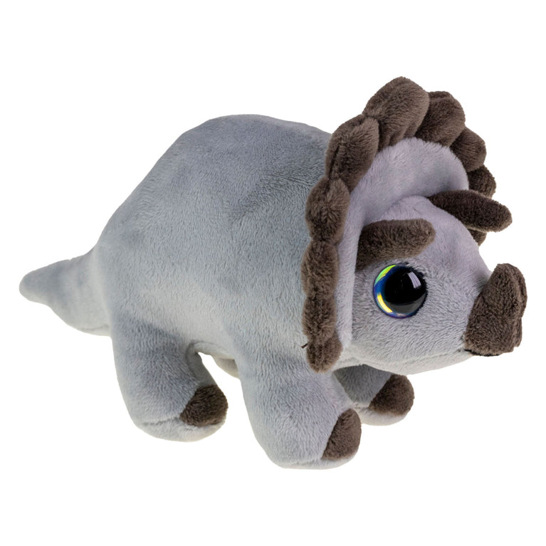 Lumo sterren knuffel - dino triceratops, 15cm