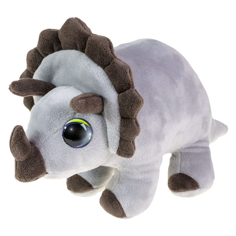 Lumo sterren knuffel - dino triceratops, 15cm