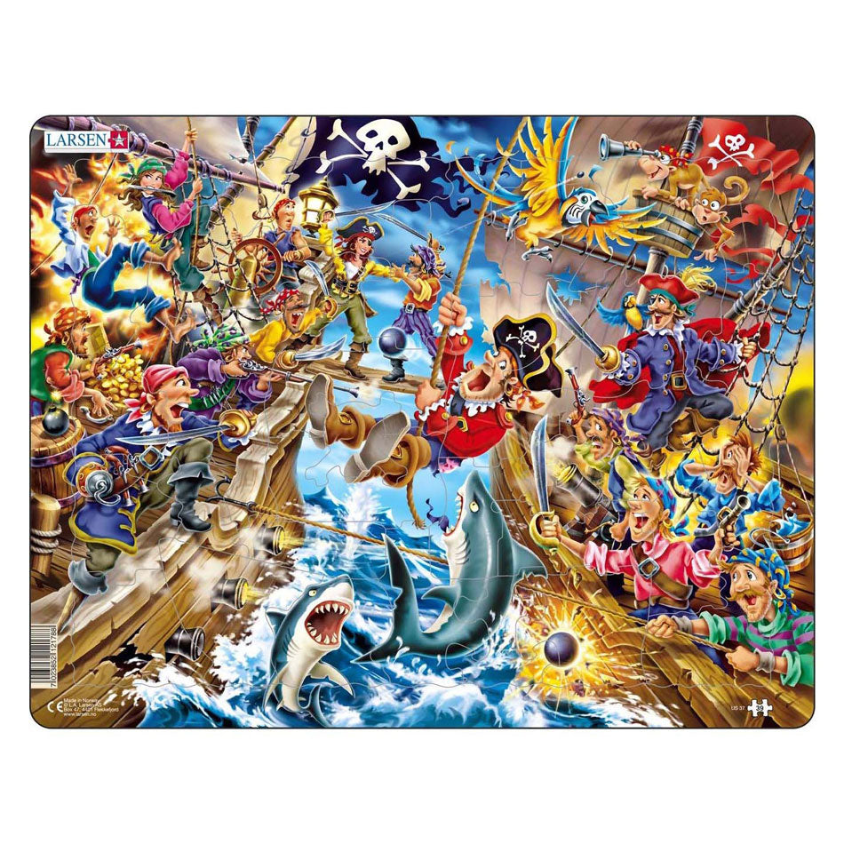 Selecta larsen legpuzzel het piratengevecht, 39st.