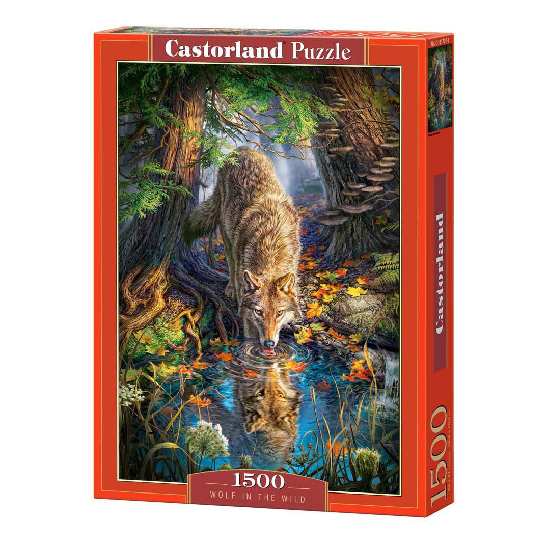 Castorland legpuzzel wolf in the wild, 1500st.