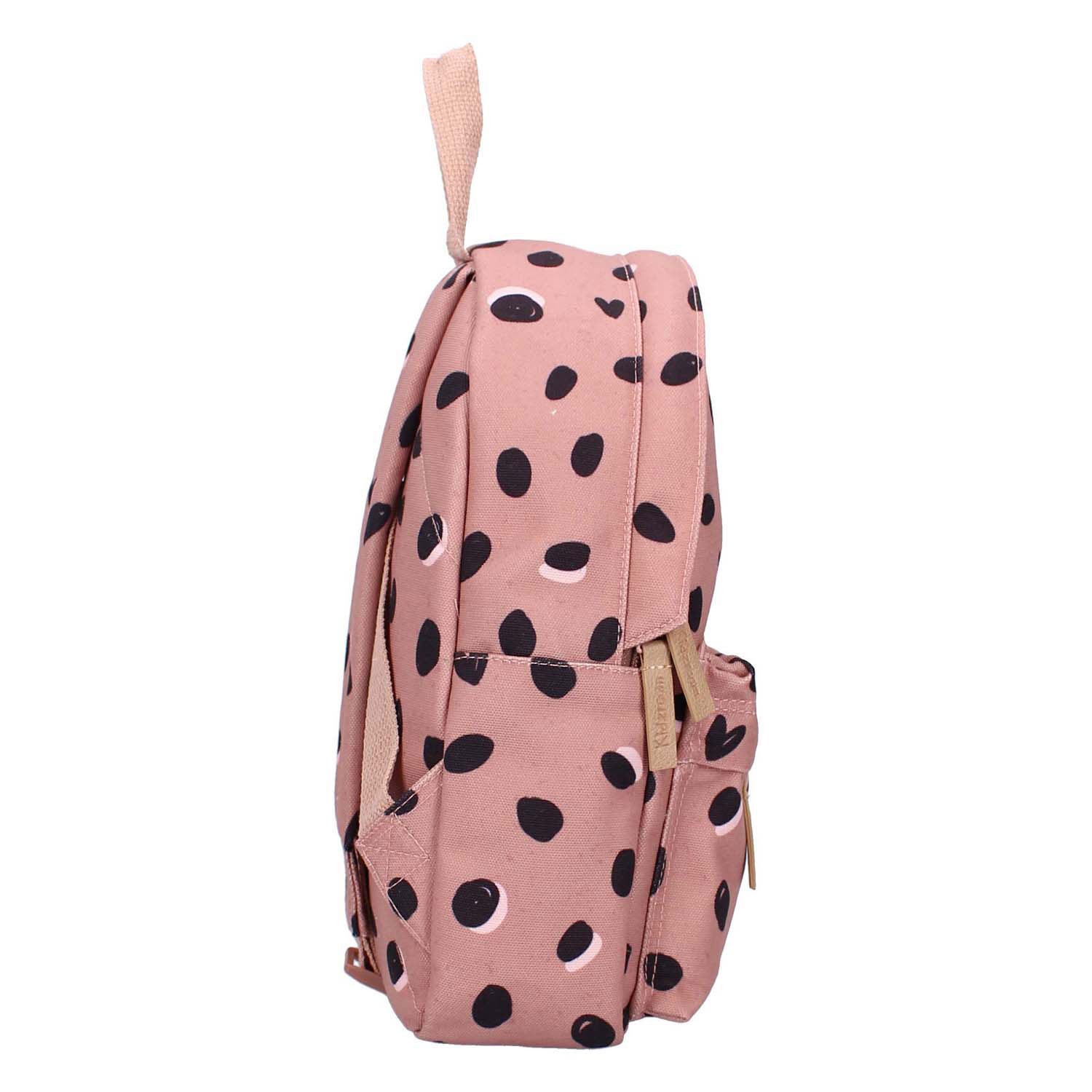 Kidzroom rugzak loving days zwarte stippen