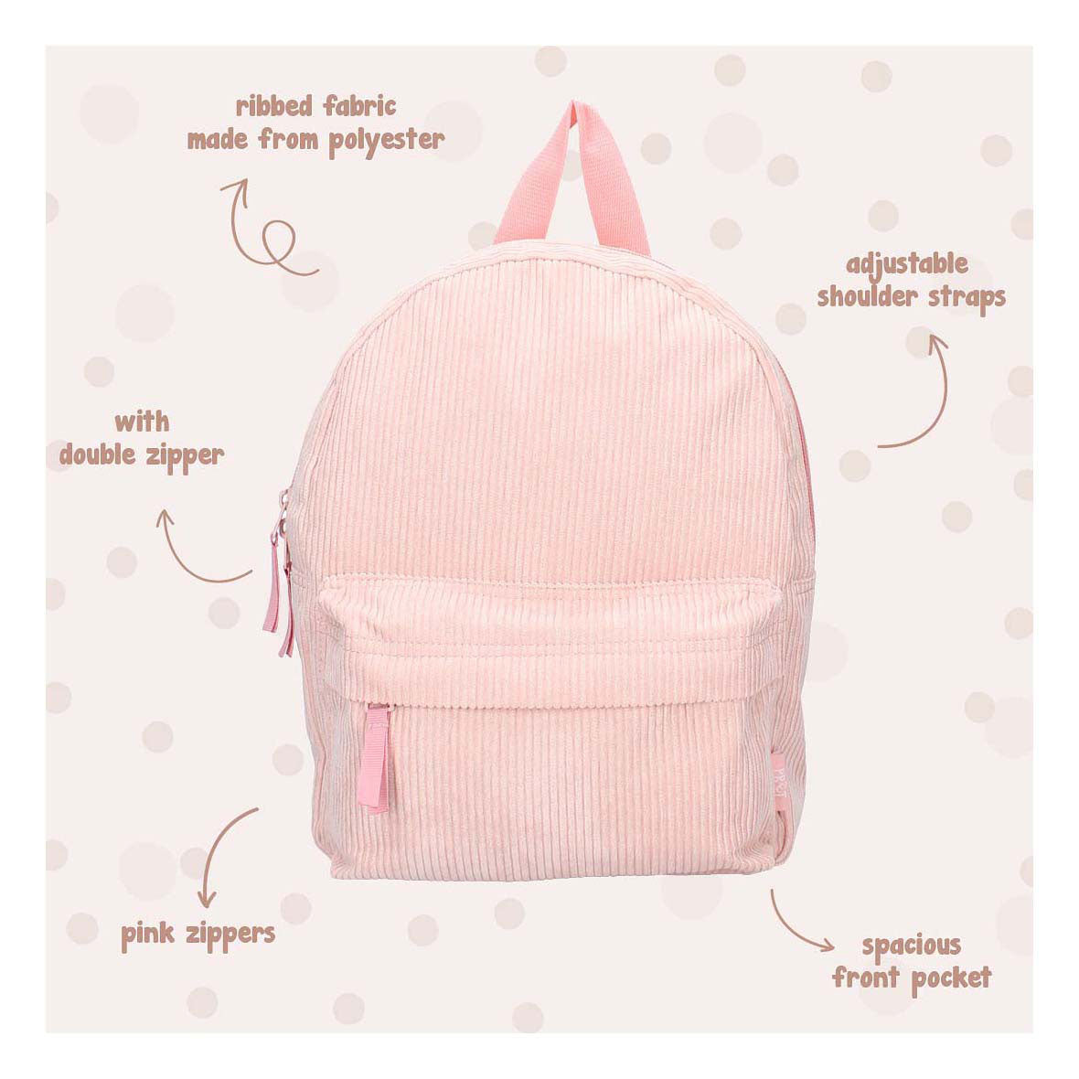 Vadobag rugzak pret run around roze