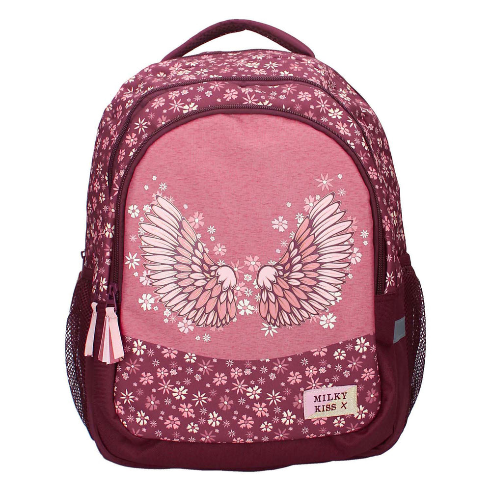 Milky kiss rugzak wild bliss bloemen, 3-vaks