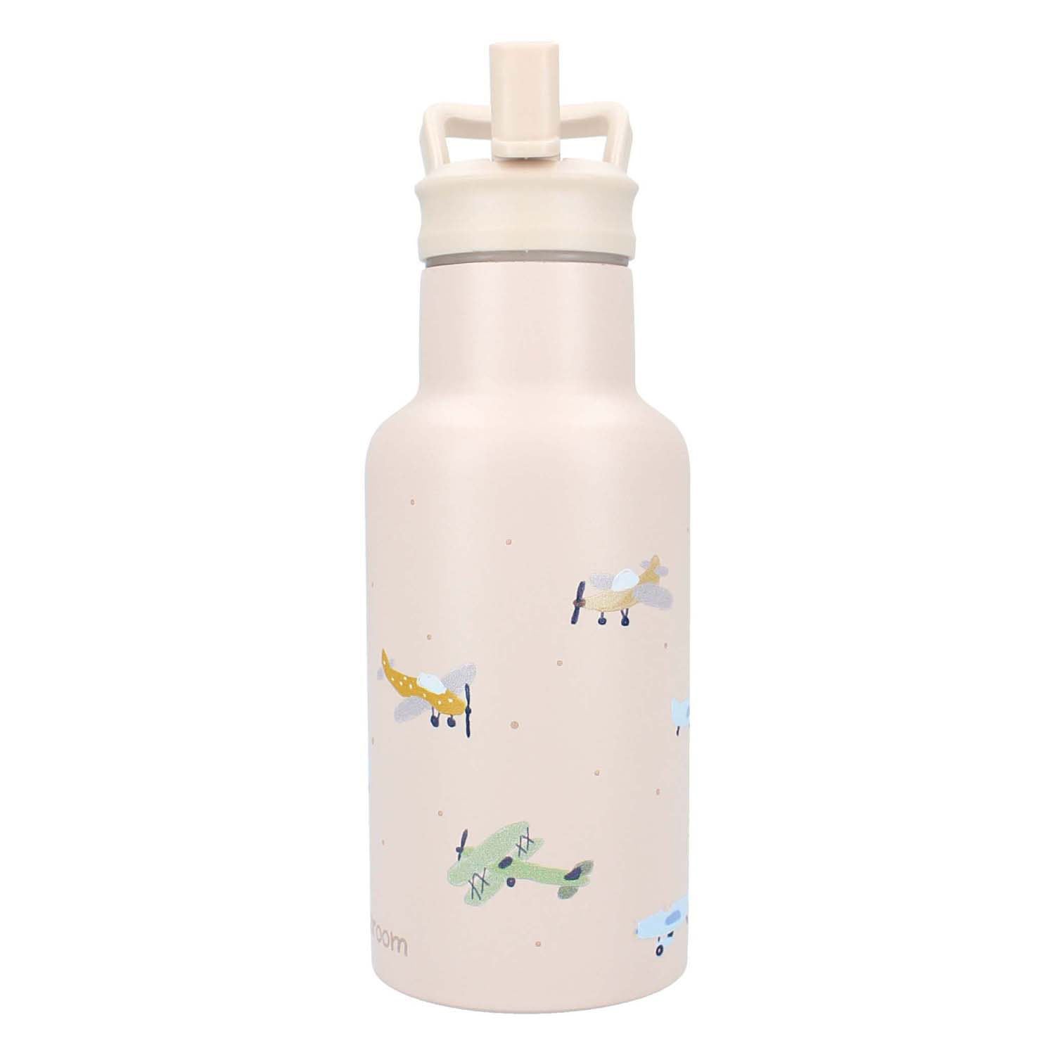Kidzroom drinkfles sweet sips vliegtuigen, 350ml