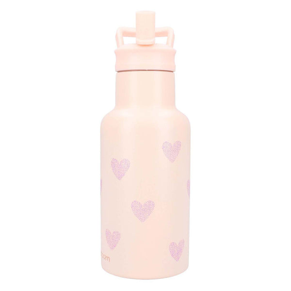 Kidzroom drinkfles sweet sips hartjes, 350ml