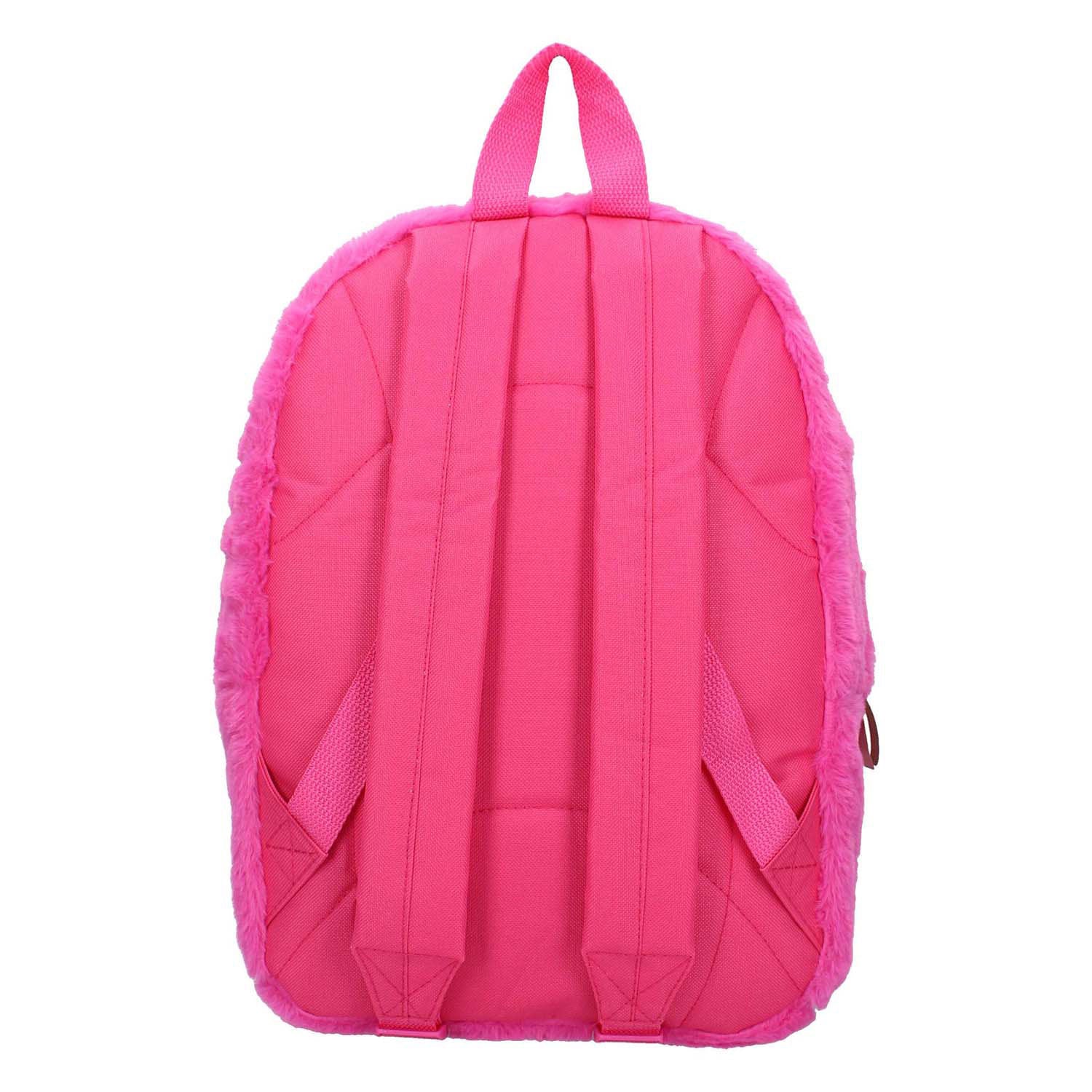 Milky kiss rugzak the wow factor fluffy roze