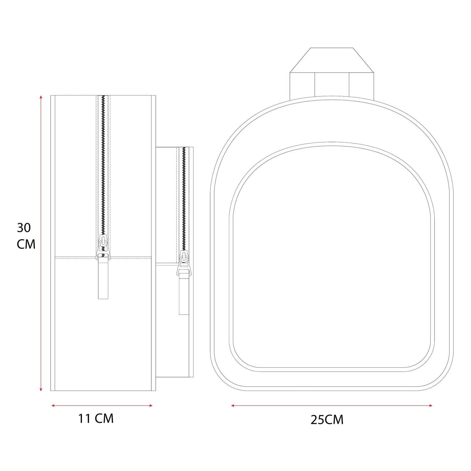 Vadobag fien en teun rugzak dierenvriendjes